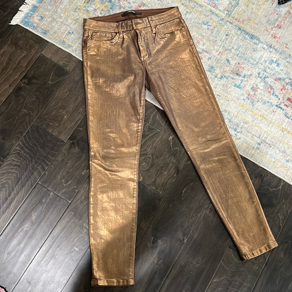 Metallic Joe’s Jeans